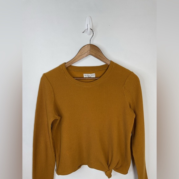 Madewell Texture & Thread Jacquard Knit Top Size Small - Picture 2 of 6